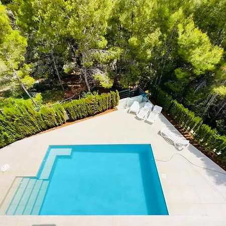 Lujo Playa Piscina Jardin Barbacoa Ideal Familias Y Grupos *